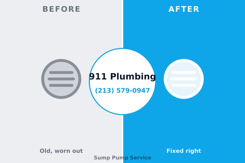 Before and after: plumbing repair Wanamingo, MN